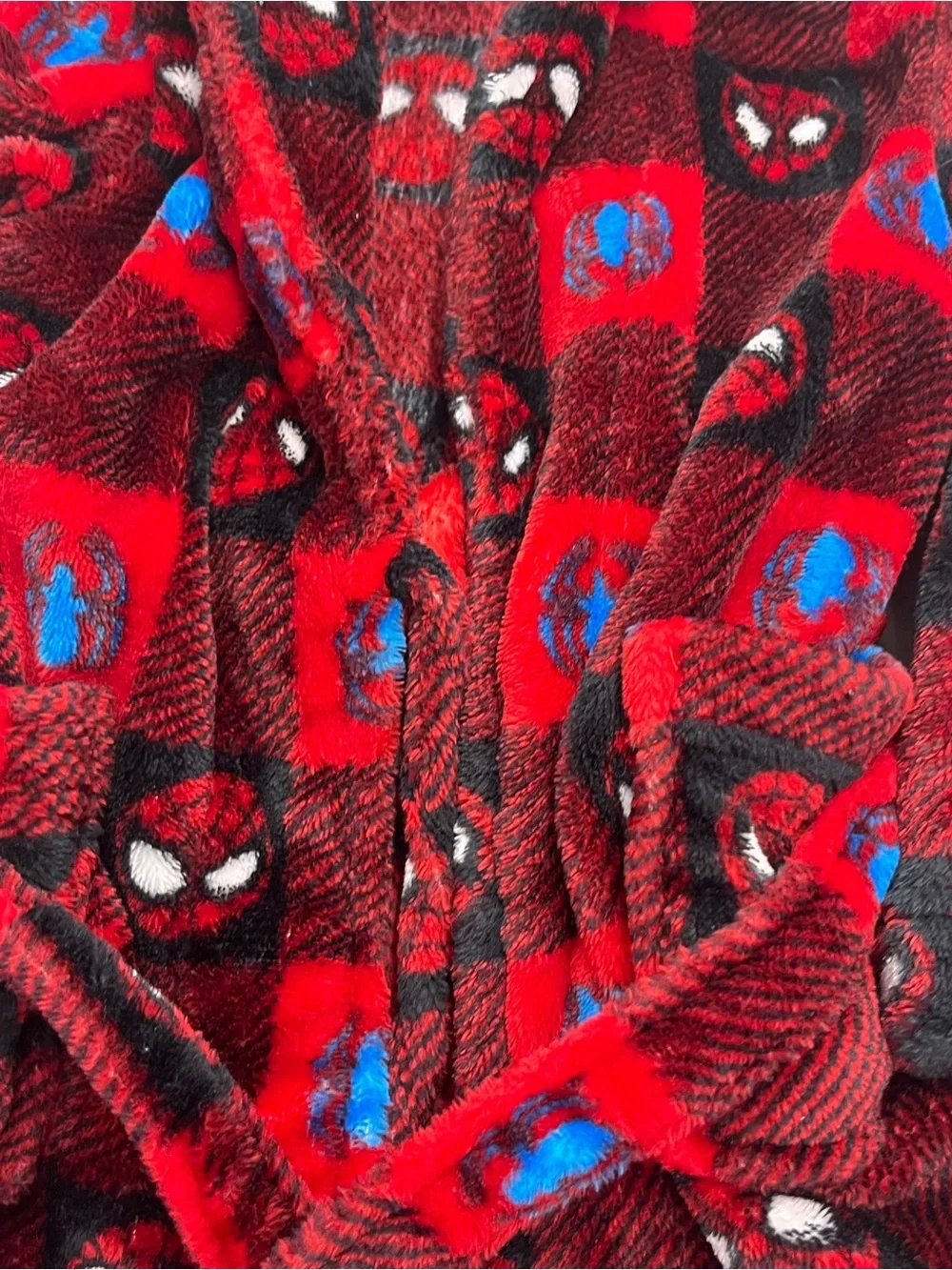 Spider-Man Plush Bathrobe Boys Size 2T